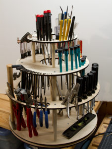 rotating tool rack 2