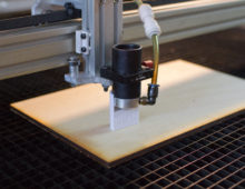 Lasersaur focusing and alignment tool